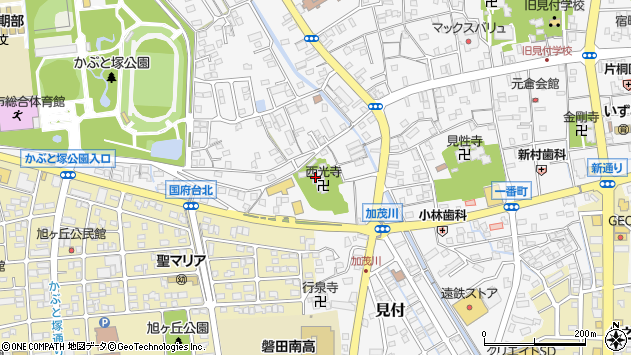 〒438-0086 静岡県磐田市元宮町の地図