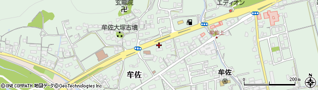 岡山県岡山市北区牟佐1022周辺の地図