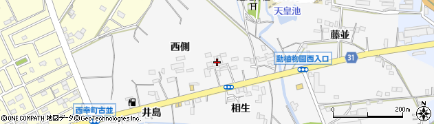 愛知県豊橋市藤並町周辺の地図