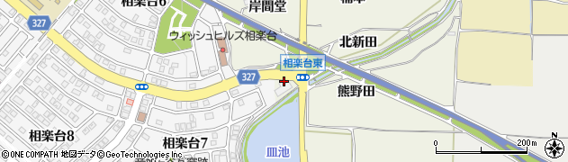 京都府木津川市相楽（山松川）周辺の地図