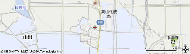 三重県伊賀市猪田1455周辺の地図