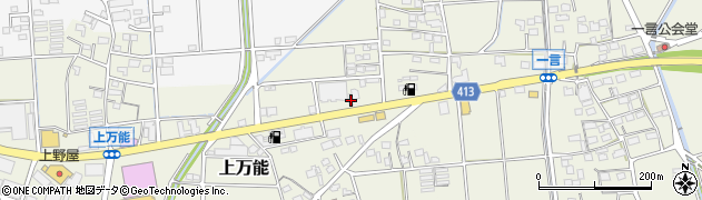 静岡県磐田市上万能172周辺の地図