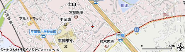 兵庫県加古川市平岡町土山127周辺の地図