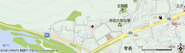 岡山県岡山市北区牟佐1469周辺の地図