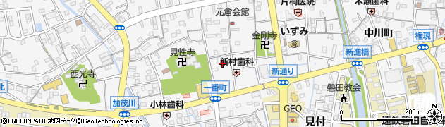 慶岩寺周辺の地図