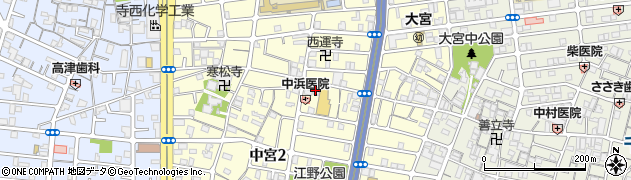 蔵本生花店周辺の地図