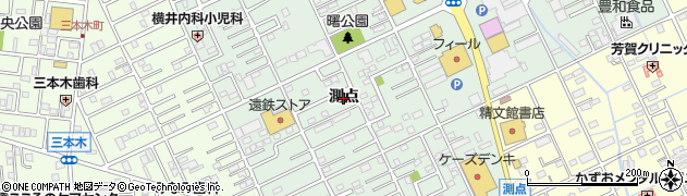 愛知県豊橋市曙町（測点）周辺の地図