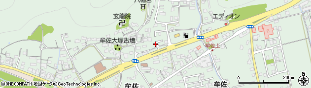岡山県岡山市北区牟佐1372周辺の地図