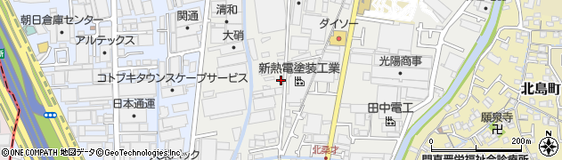 大阪府門真市東田町周辺の地図