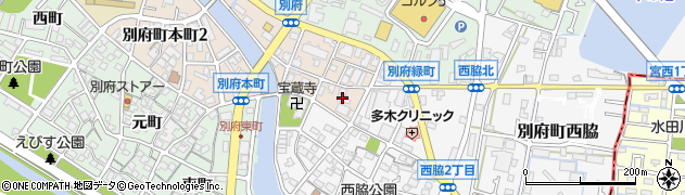 兵庫県加古川市別府町本町1丁目17周辺の地図
