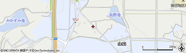三重県伊賀市猪田1016周辺の地図