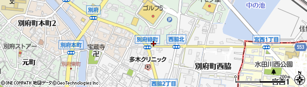 兵庫県加古川市別府町緑町16周辺の地図