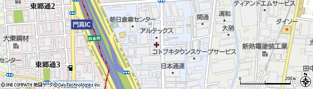 大阪府門真市桑才新町周辺の地図