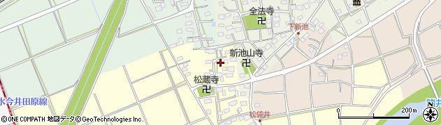 静岡県袋井市松袋井7周辺の地図