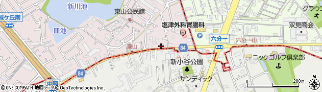 兵庫県加古川市平岡町土山7周辺の地図