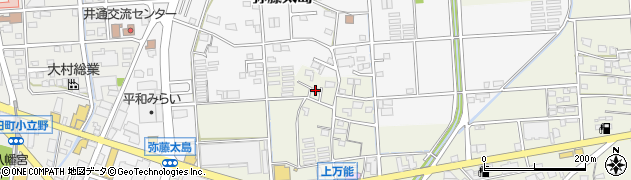 静岡県磐田市上万能462周辺の地図