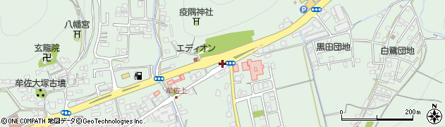 岡山県岡山市北区牟佐周辺の地図