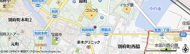 兵庫県加古川市別府町緑町14周辺の地図