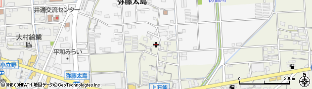 静岡県磐田市上万能459周辺の地図