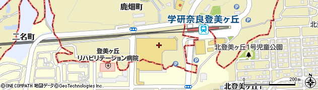 シャポード株式会社登美ヶ丘店周辺の地図
