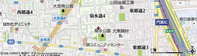 大阪府守口市菊水通4丁目周辺の地図