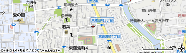 東難波連合福祉会館周辺の地図