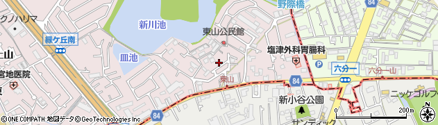 兵庫県加古川市平岡町土山41周辺の地図