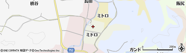 京都府木津川市加茂町南大門ミドロ周辺の地図