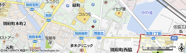 兵庫県加古川市別府町緑町10周辺の地図