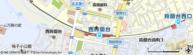 神戸信用金庫西鈴蘭台支店周辺の地図