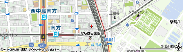 大阪医療秘書福祉専門学校周辺の地図