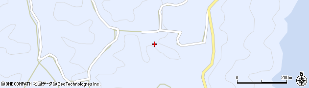 京都府南山城村（相楽郡）高尾（中ン谷）周辺の地図