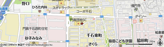 産経新聞　門真団地販売所周辺の地図