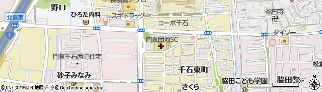 大阪王将門真団地店周辺の地図