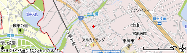 兵庫県加古川市平岡町土山1066周辺の地図