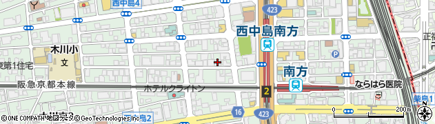 ＡＢＣ整体スタジオ新大阪周辺の地図