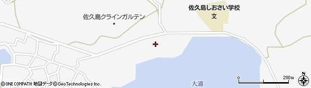 愛知県西尾市一色町佐久島珍蒔周辺の地図
