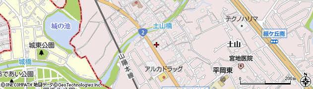 兵庫県加古川市平岡町土山1070周辺の地図