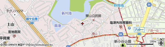 兵庫県加古川市平岡町土山45周辺の地図