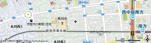 日本自動ドア株式会社　大阪支店周辺の地図