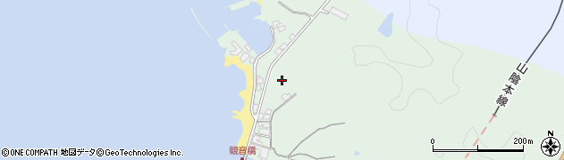 島根県益田市津田町周辺の地図