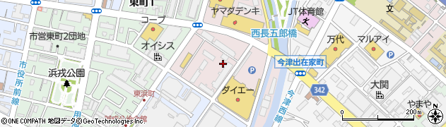 兵庫県西宮市浜松原町周辺の地図