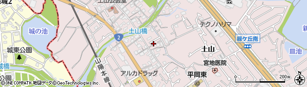 兵庫県加古川市平岡町土山274周辺の地図