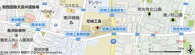 兵庫県立神崎工業高等学校周辺の地図
