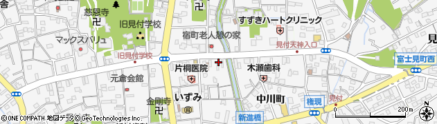 静岡県磐田市宿町周辺の地図