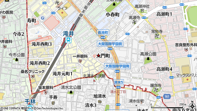 〒570-0063 大阪府守口市大門町の地図
