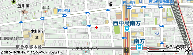 株式会社東京理工舎　大阪営業所周辺の地図