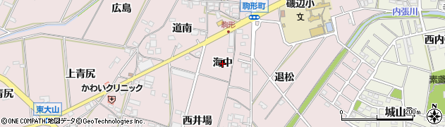 愛知県豊橋市駒形町（海中）周辺の地図