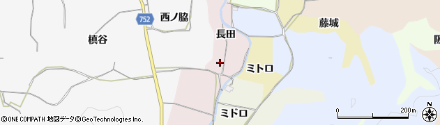 京都府木津川市加茂町西小（長田）周辺の地図