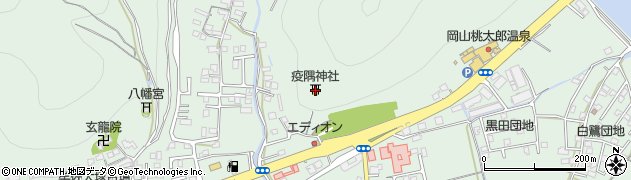 岡山県岡山市北区牟佐2906周辺の地図